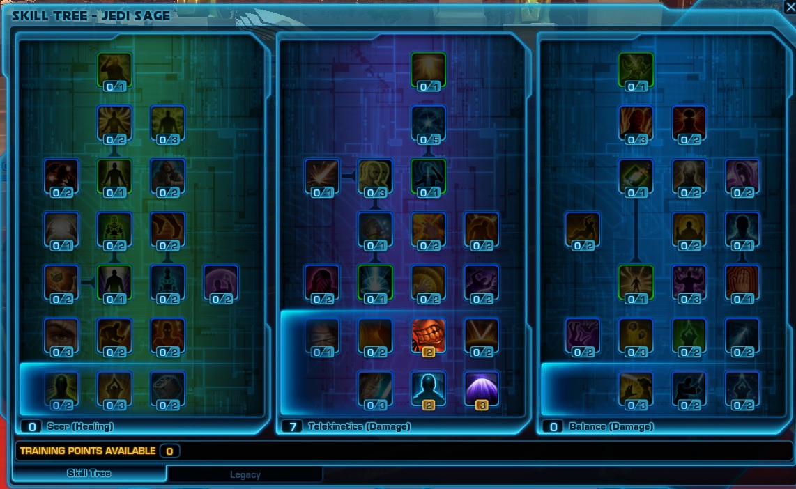 Swtor Talent Builds